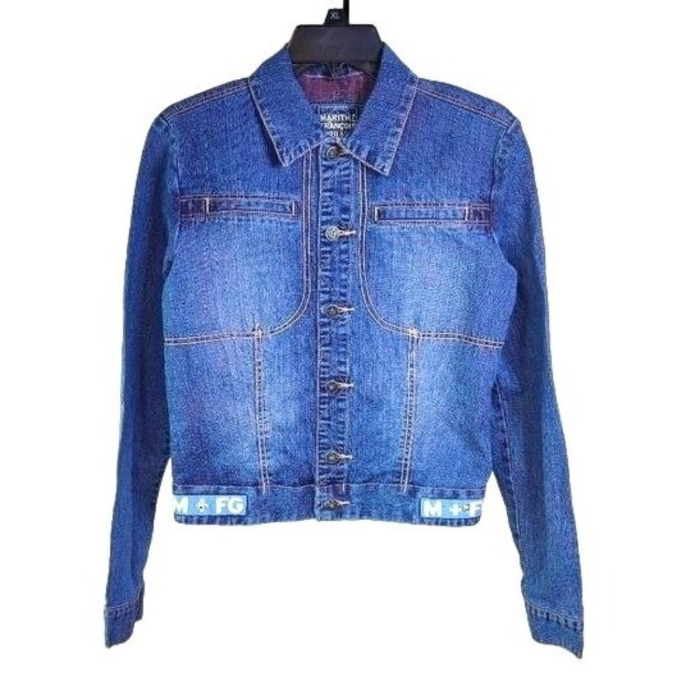 Marithe Francois Girbaud Denim Jean Jacket Size Small